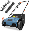 SENIX 13-Inch 12 Amp Dethatcher and Scarifier - Faster Lawn Repair