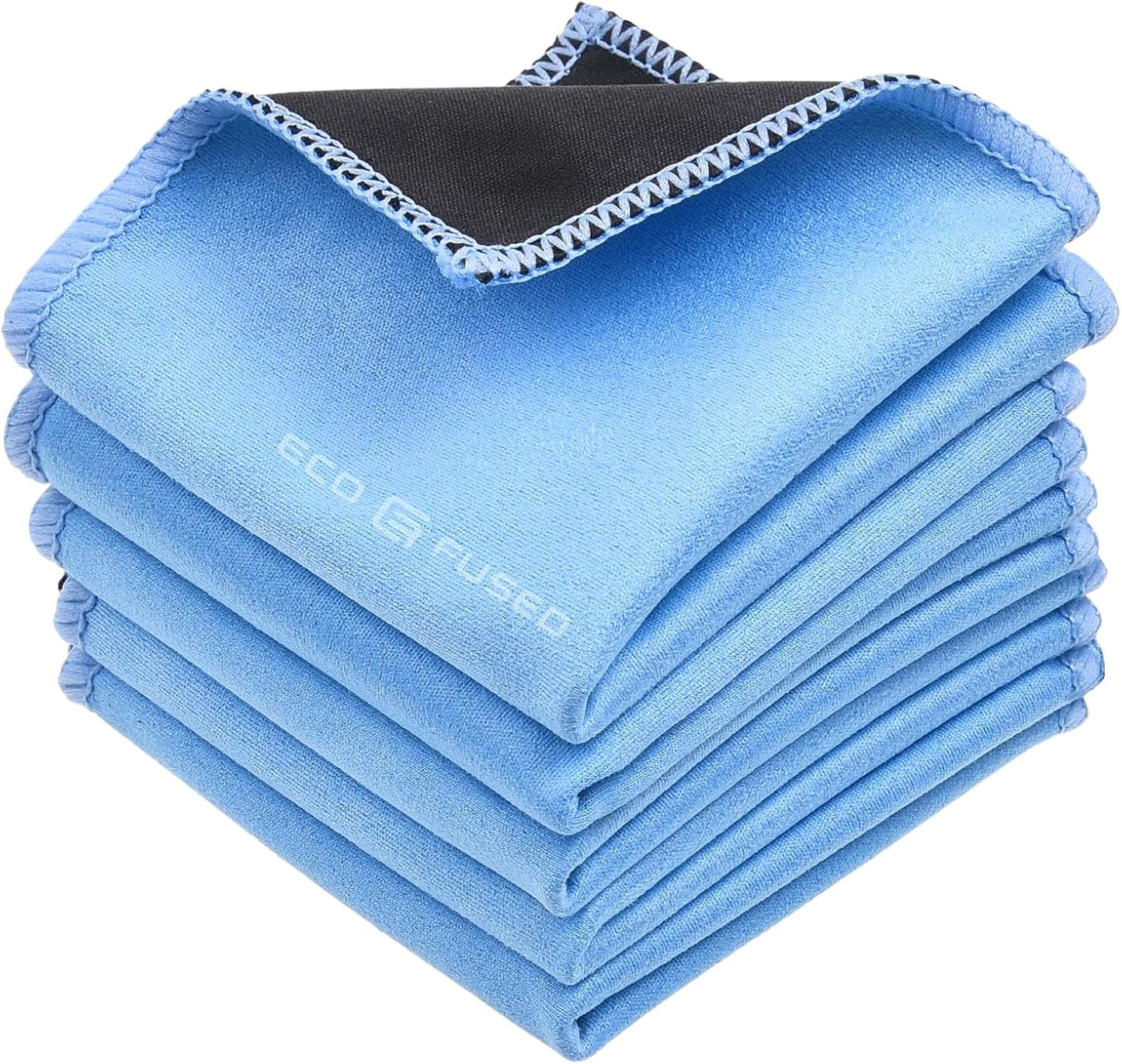 5 Pack Double-Sided Microfiber Cloths - Gentle Cleaning for All Screens
