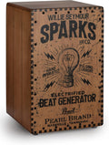 Pearl Electronic Cajon with Meranti Faceplate - Amp Ready Groove Box