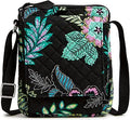 Women's Cotton Mini Hipster Crossbody Purse with RFID Protection