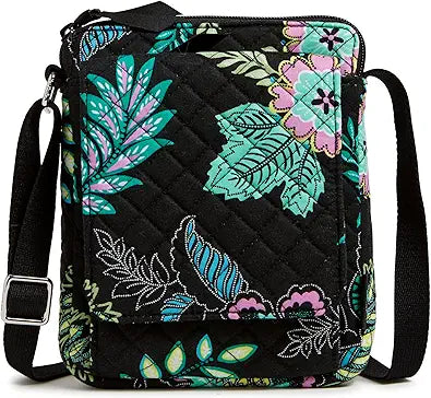 Women's Cotton Mini Hipster Crossbody Purse with RFID Protection