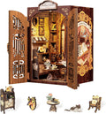 Fsolis Book Nook Kit DIY Miniature Bookshop - Charming Shelf Insert