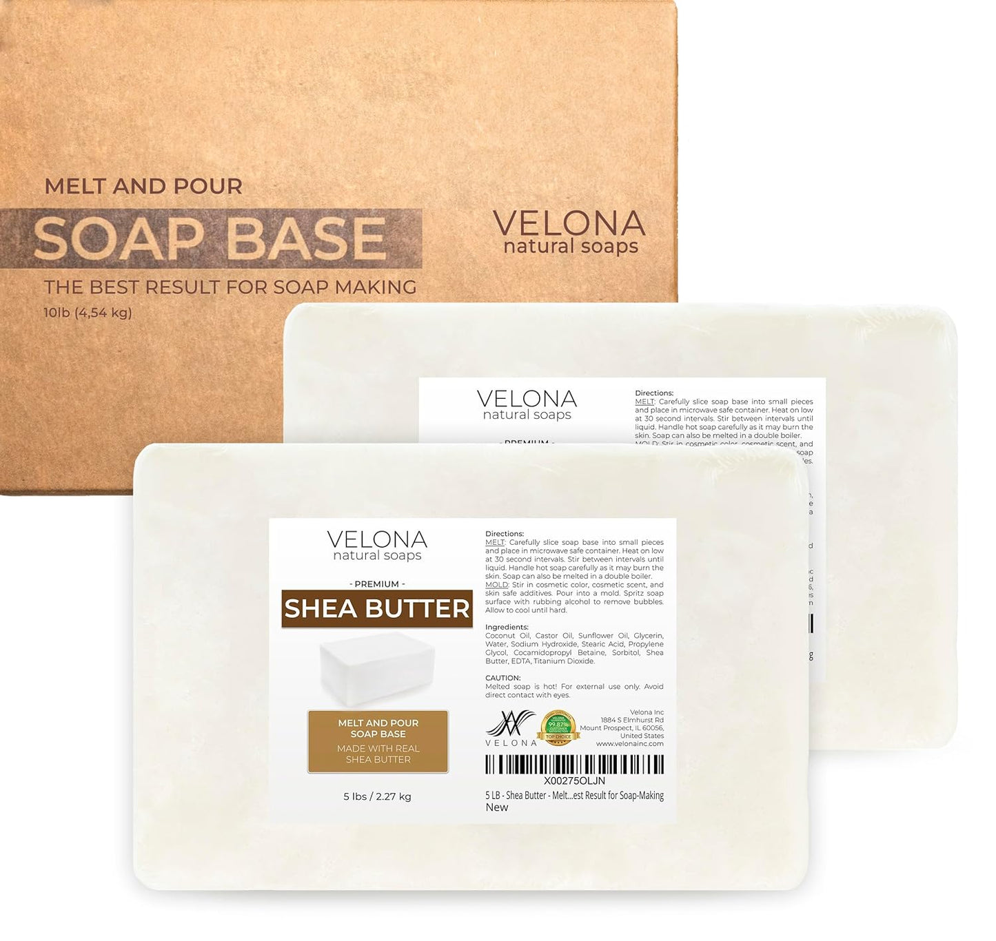 Shea Butter Melt and Pour Soap Base - Natural Soap Making