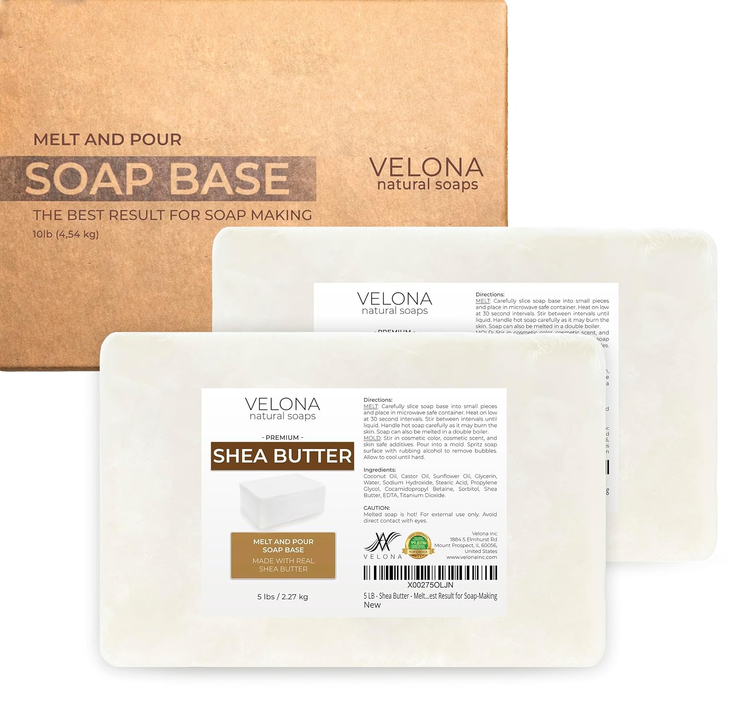 Shea Butter Melt and Pour Soap Base - Natural Soap Making