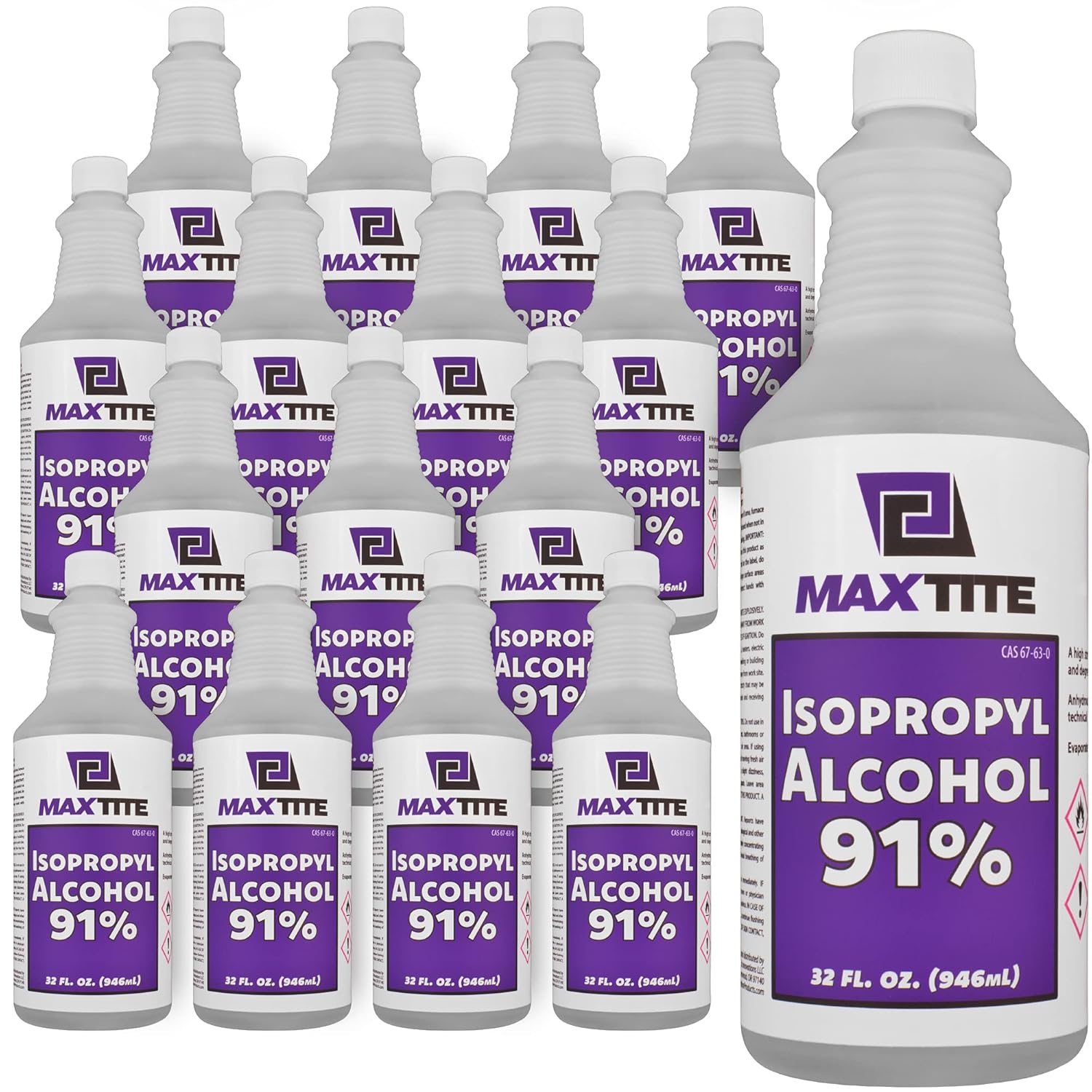 MaxTite Isopropyl Alcohol 91% - Versatile Industrial Solvent