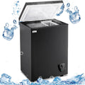 WANAI 3.5 Cu.Ft Deep Freezer Mini Chest Freezer - Compact Cold Storage