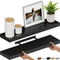 Ballucci Floating Shelves 36 in Set of 2 - Invisible Brackets