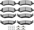 Ceramic Brake Pads Full Set for 2006-2014 Ram 1500 and 2007-2009