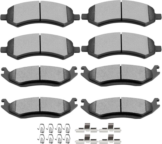 SCITOO Ceramic Brake Pads Set for Dodge Durango and Ram 1500