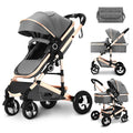 Kinder King 2 in 1 Convertible Baby Stroller - High Landscape