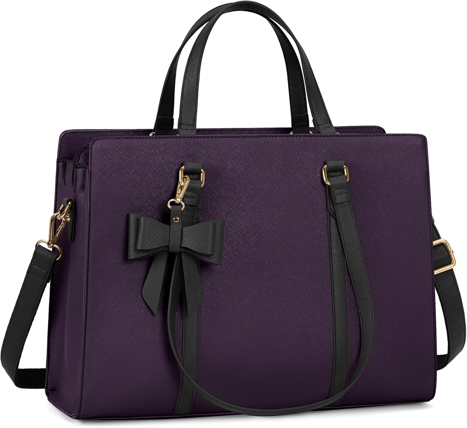 Laptop Bag for Women 15.6 inch Waterproof Leather Tote Bag