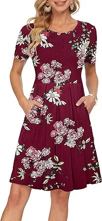 AUSELILY Women's Casual Dress with Pockets for Every Occasion