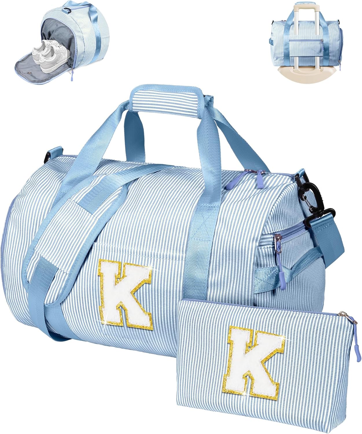 Vogewood Girls Cheer Up Gifts: Personalized Gym Bag Set