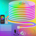 132ft RGB LED Neon Rope Lights by Ledagic for Any Space