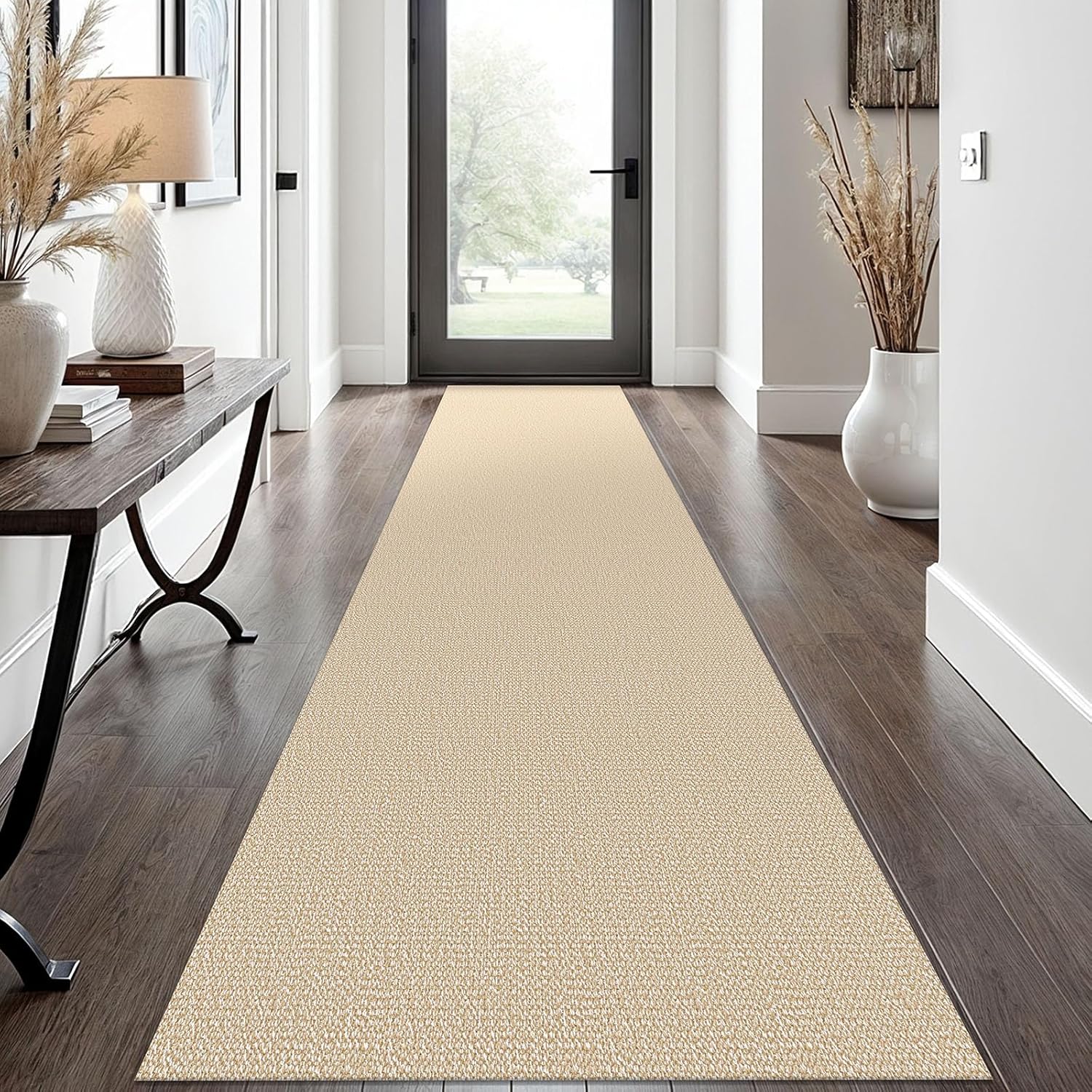 EARTHALL Washable Runner Rug 2x12 Ft Non Slip for Hallways