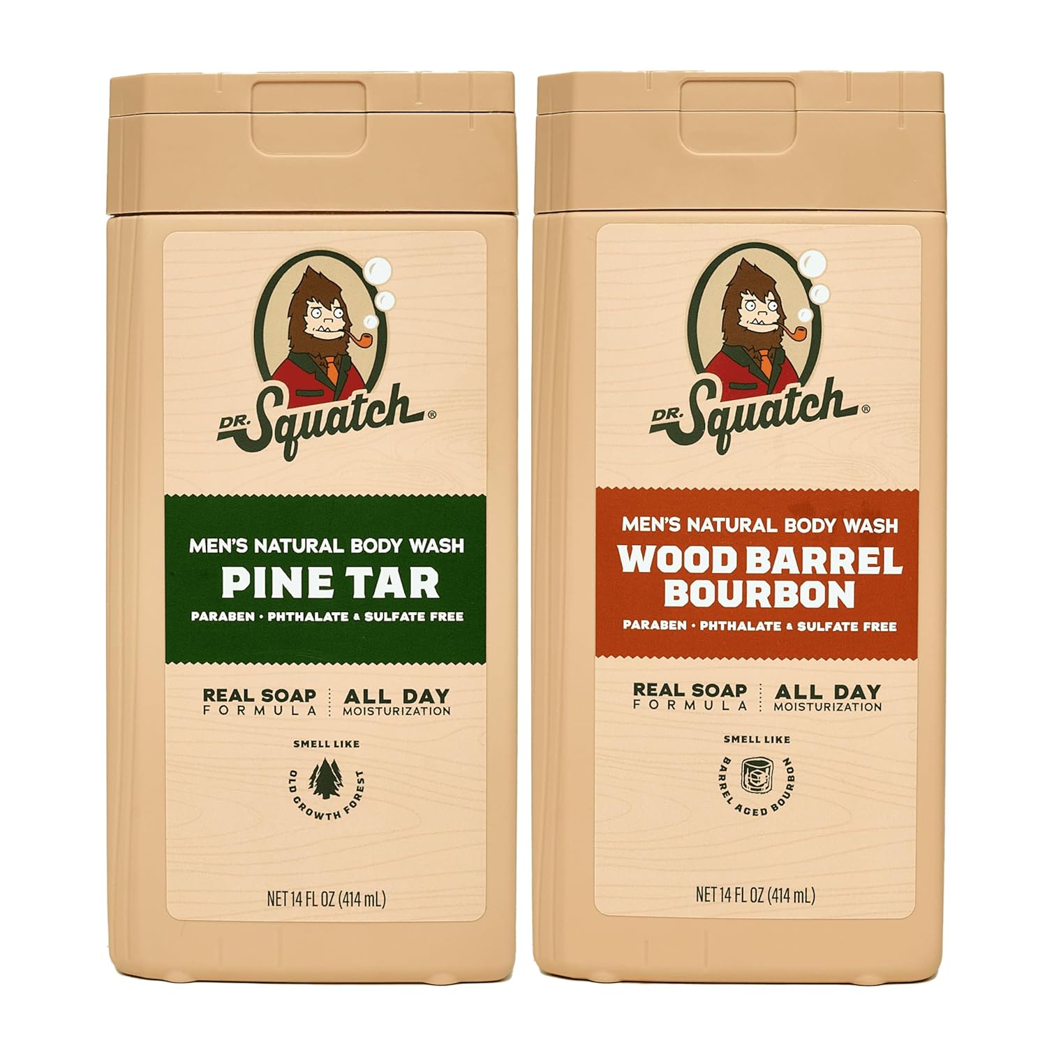 Dr. Squatch Body Wash for Men with Natural Ingredients 14 oz
