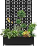 Vertical Trellis Planter Box 15.7 Inches for Vines and Climbing Plants