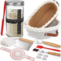 Sourdough Starter Kit Banneton Bread Proofing Basket Set - Complete