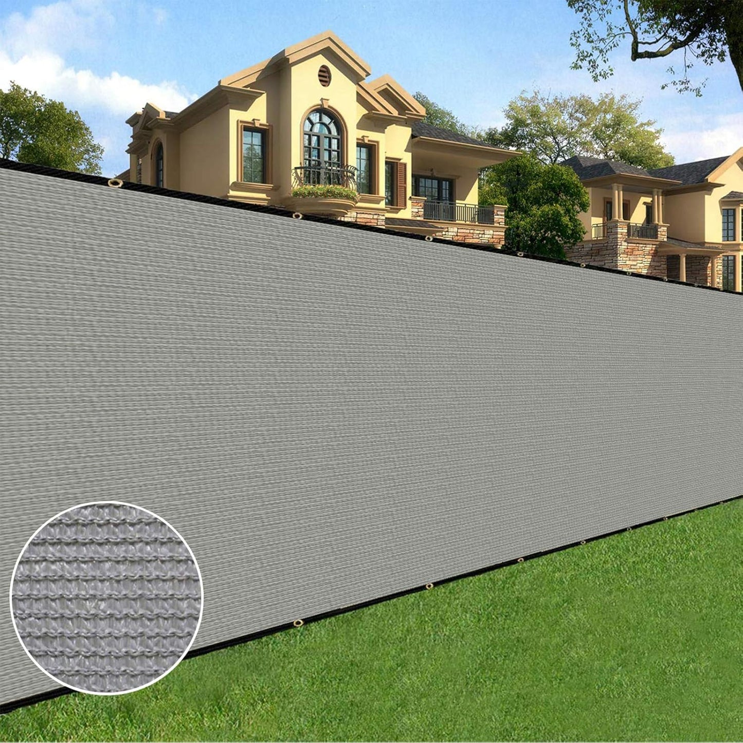 Sunnyglade 6ft x 50ft Privacy Screen Fence for Garden and Yard