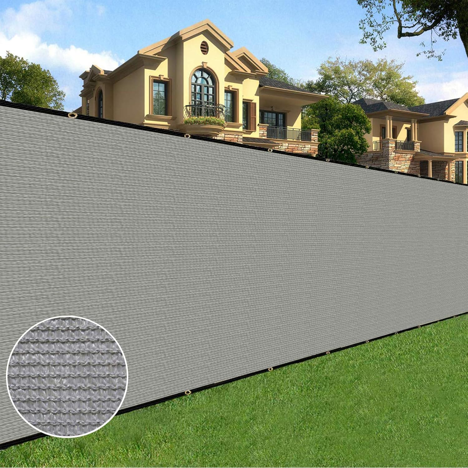 Sunnyglade 6ft x 50ft Privacy Screen Fence for Garden and Yard