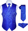Men's Paisley Vest Tie Set - Formal Waistcoat HISDERN