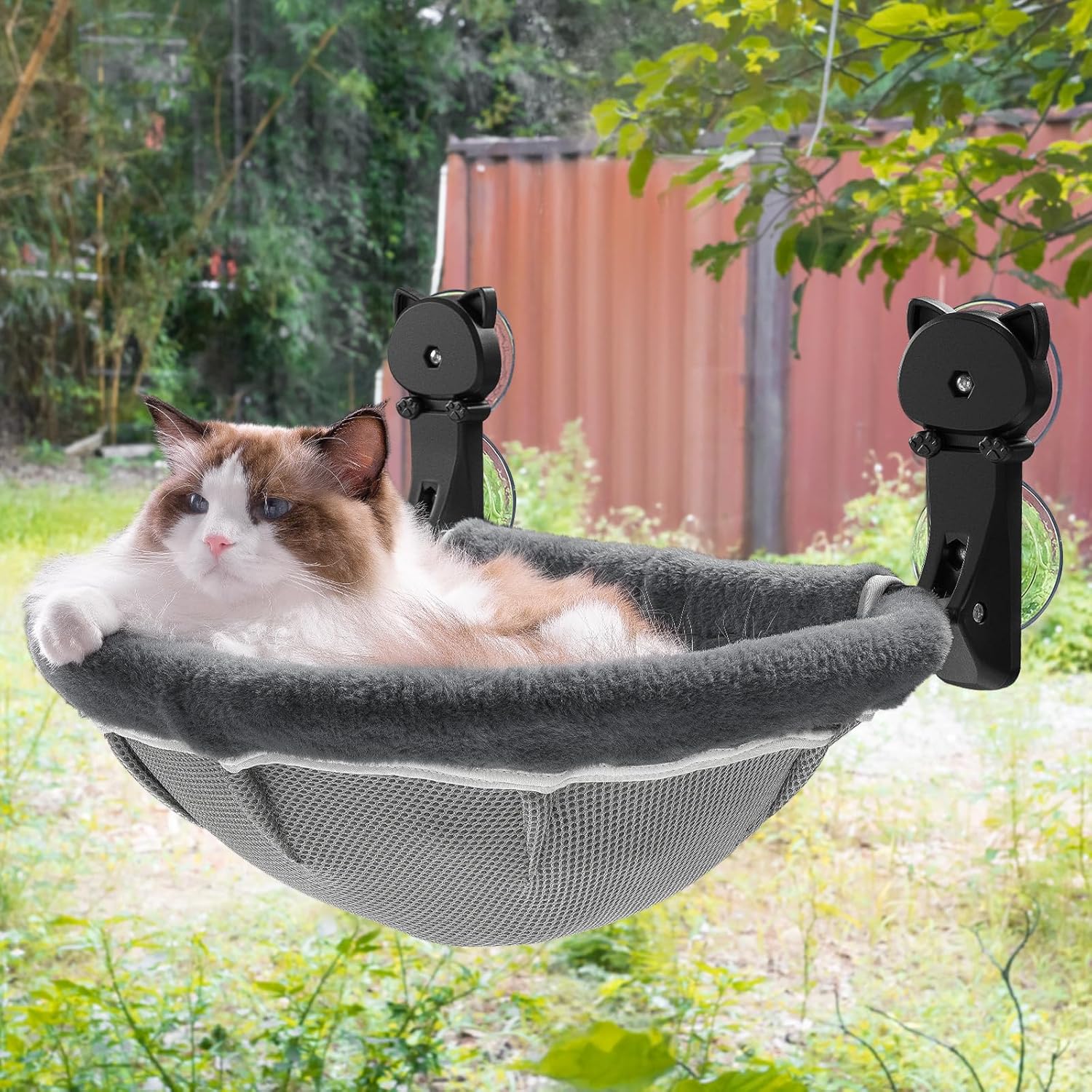Cat Window Perch Cordless Foldable Stable Cat Beds for Comfort