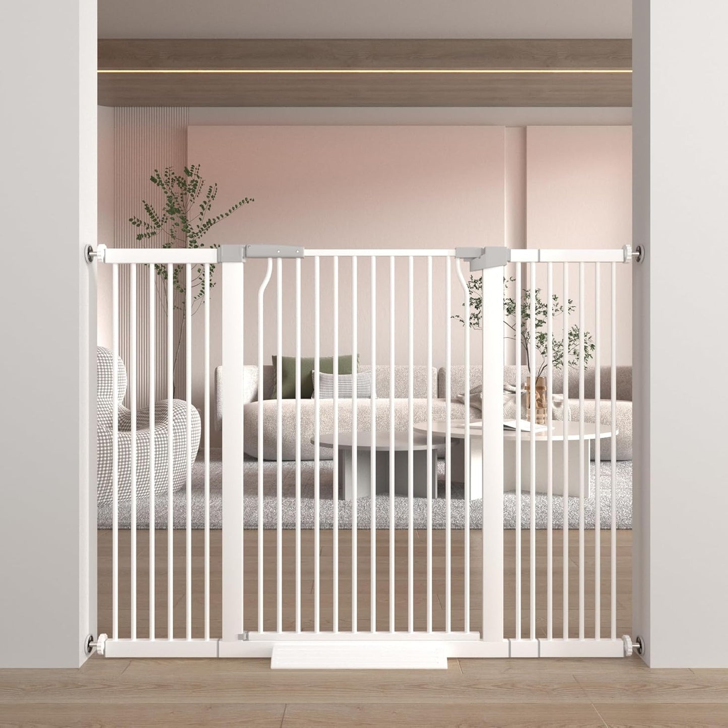 41 Inch Extra Tall Dog Gate for Doorways and Stairs No Drill