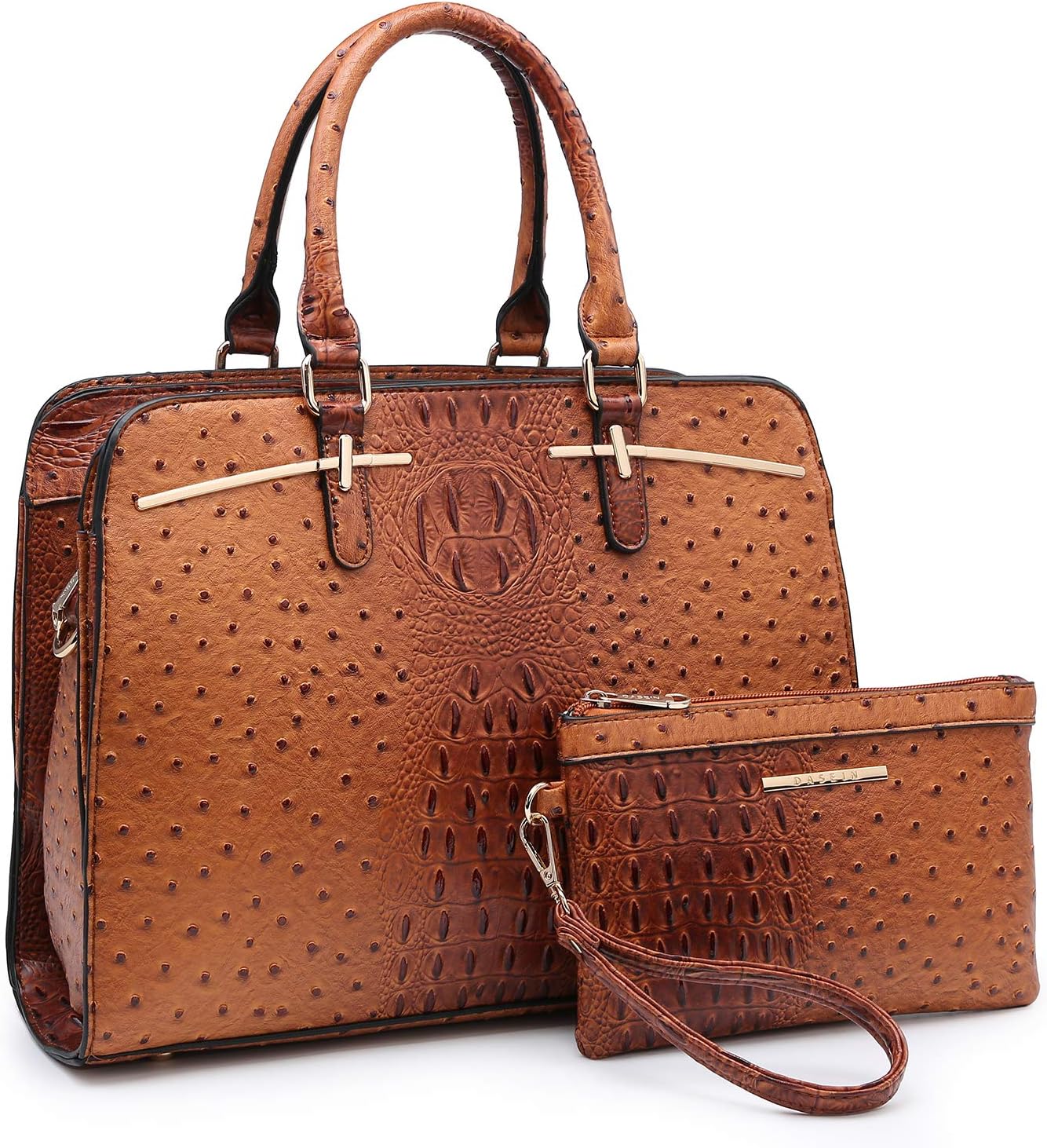 Women Handbag Wallet Tote Shoulder Hobo Bag Set with 3 Compartments