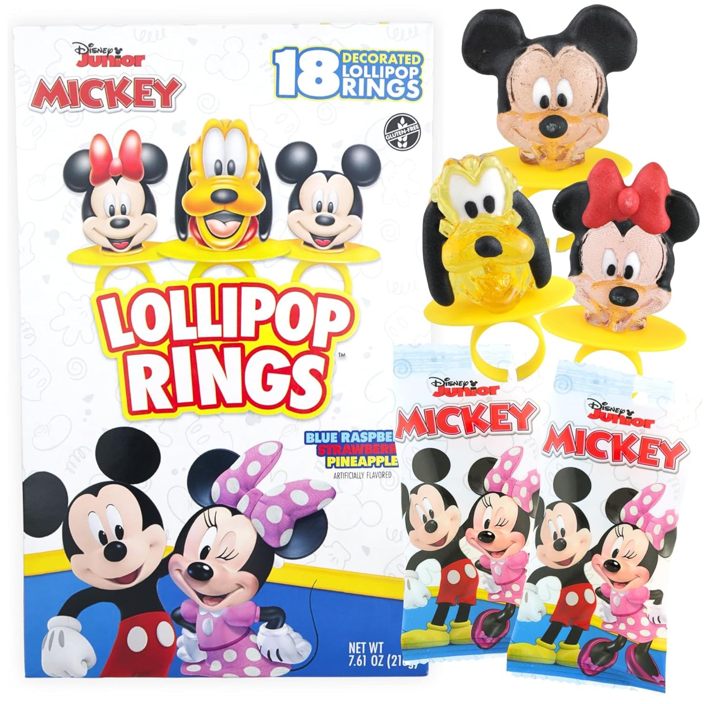 Disney Junior Lollipop Rings, 18ct, Birthday Party Favors