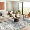 YOUFORTONG 8x10 Washable Non-Slip Area Rug for Living Room