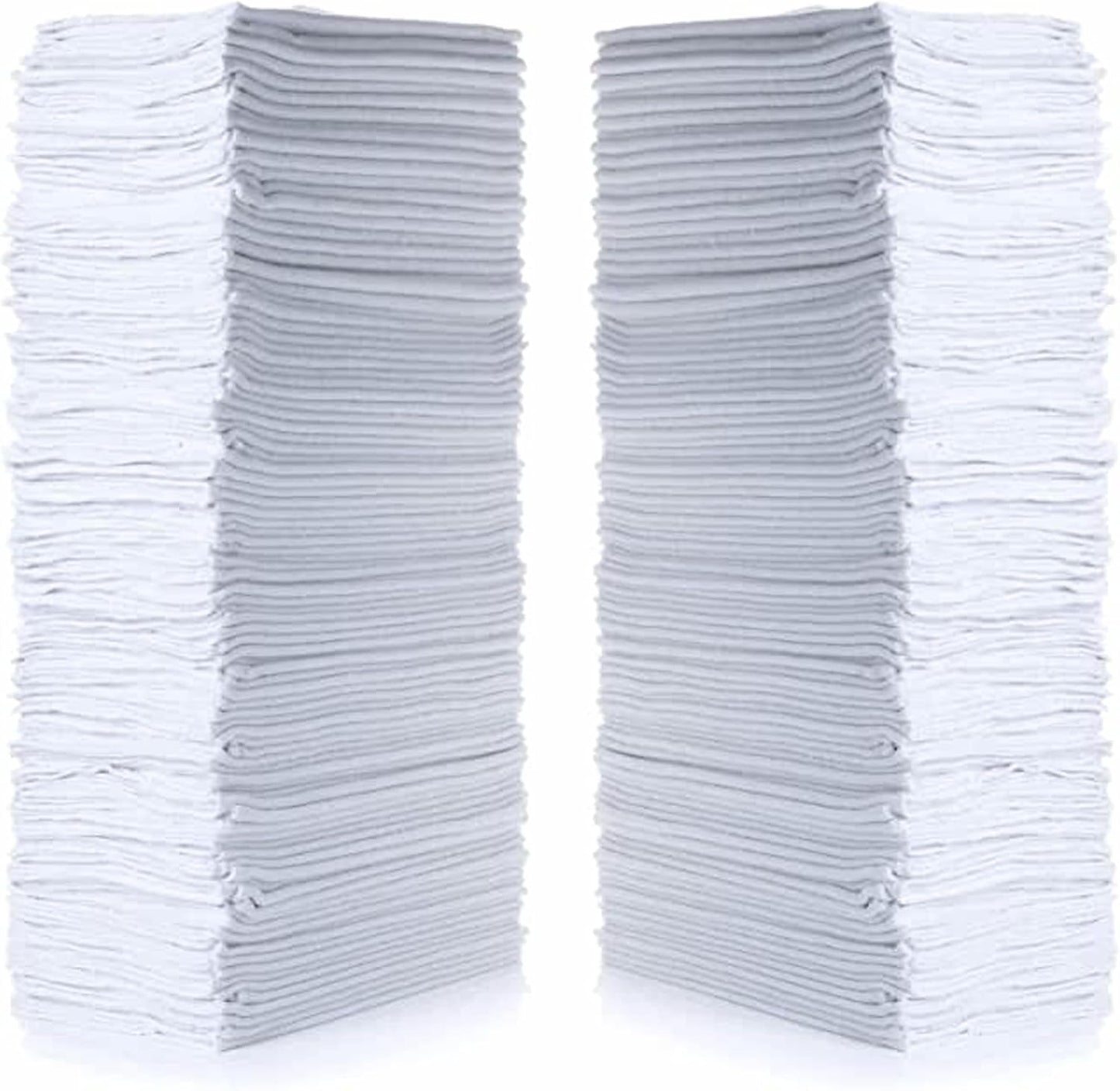 SIMPLI-MAGIC Cotton Shop Towels 14x12 in Bulk for Cleaning