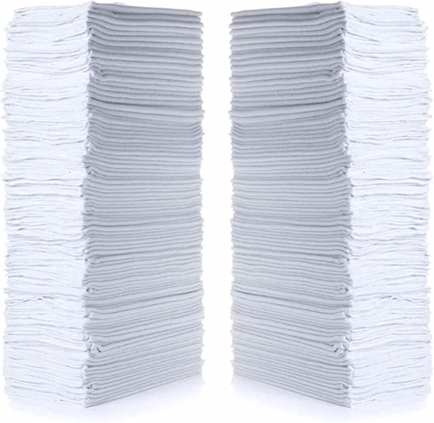 SIMPLI-MAGIC Cotton Shop Towels 14x12 in Bulk for Cleaning