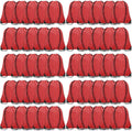 50Pcs Drawstring Backpack Bulk Cinch Bag - Lightweight Red Set