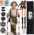 Kids Hiking Poles - Lightweight Collapsible Walking Stick for Children