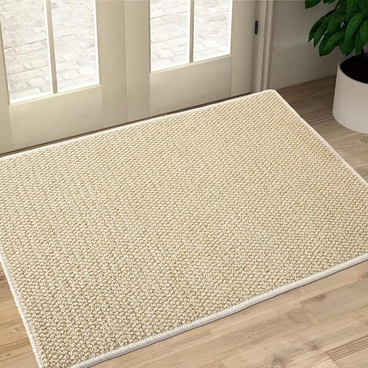 Front Door Mat Outside Entrance, Non-Slip Washable Rug 59x36
