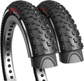 Fincci Pair 26x4.0 Fat Bike Tires - Reflective Foldable 26 in