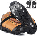 Ice Cleats Crampons for Shoes and Boots - Durable Stainless Steel