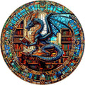 Wooden Puzzles for Adults - Challenging The Dragon's Library 300pc
