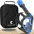 Full Face Snorkel Mask for Adults - New Valve Tech for Easy Breathing