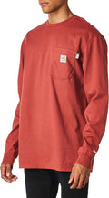 Carhartt Men's Flame-Resistant Force Long Sleeve Cotton T-Shirt