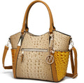 Janise Croco Tote Bag for Women Vegan Leather Shoulder Purse