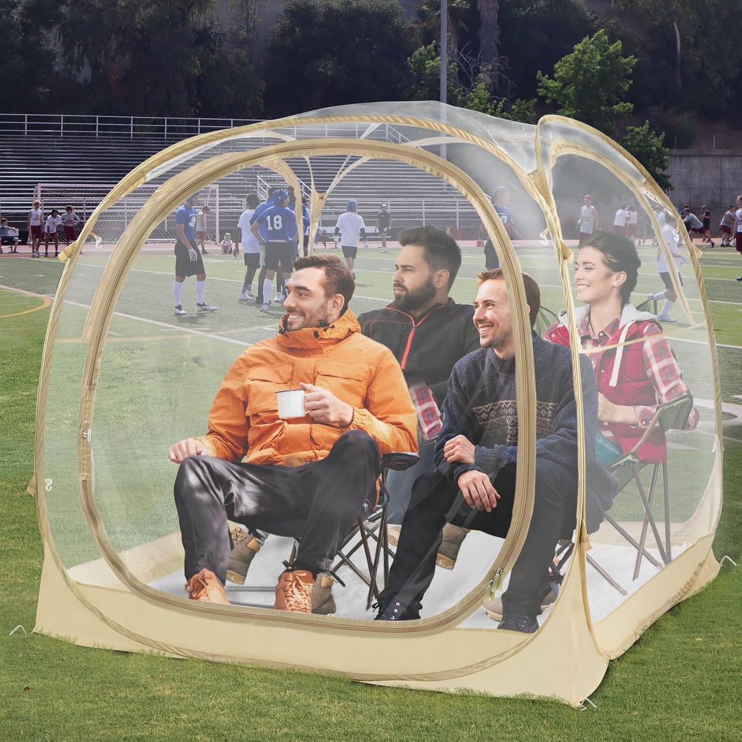 EighteenTek All Weather Sports Tent for Camping and Events