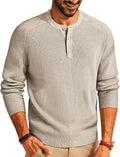 Men's Pullover Sweater Solid Color Soft Warm Jersey - Slim Fit