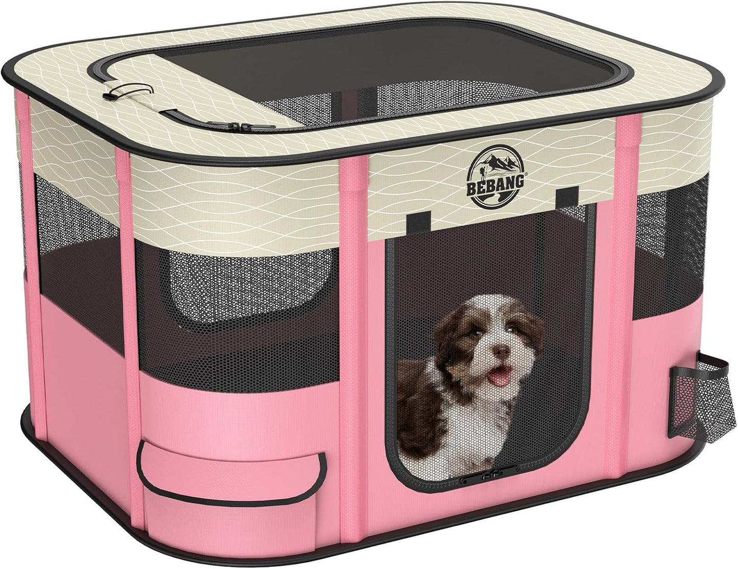 Dog Playpen for Indoor and Outdoor Use - Versatile Pet Crate