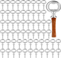 Metal Bottle Opener Kit Blank Stainless Steel Open Inserts - DIY Pack