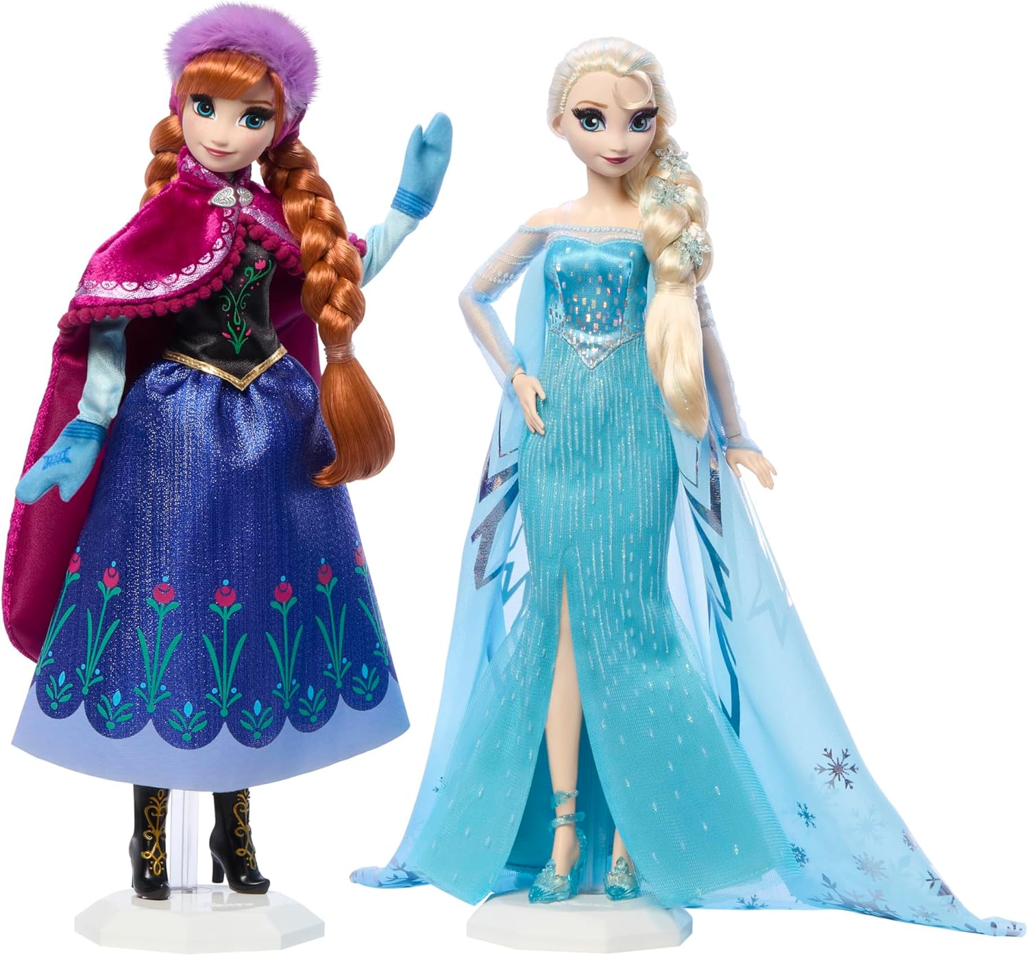 Mattel Frozen Anna & Elsa Doll Set for Disney 100 Years Celebration