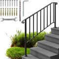 Metty Metal Hand Rails for Outdoor Steps - Durable Stair Railing