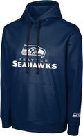 FOCO NFL Men's Sideline Primary Logo Performance Pullover Hoodie blend