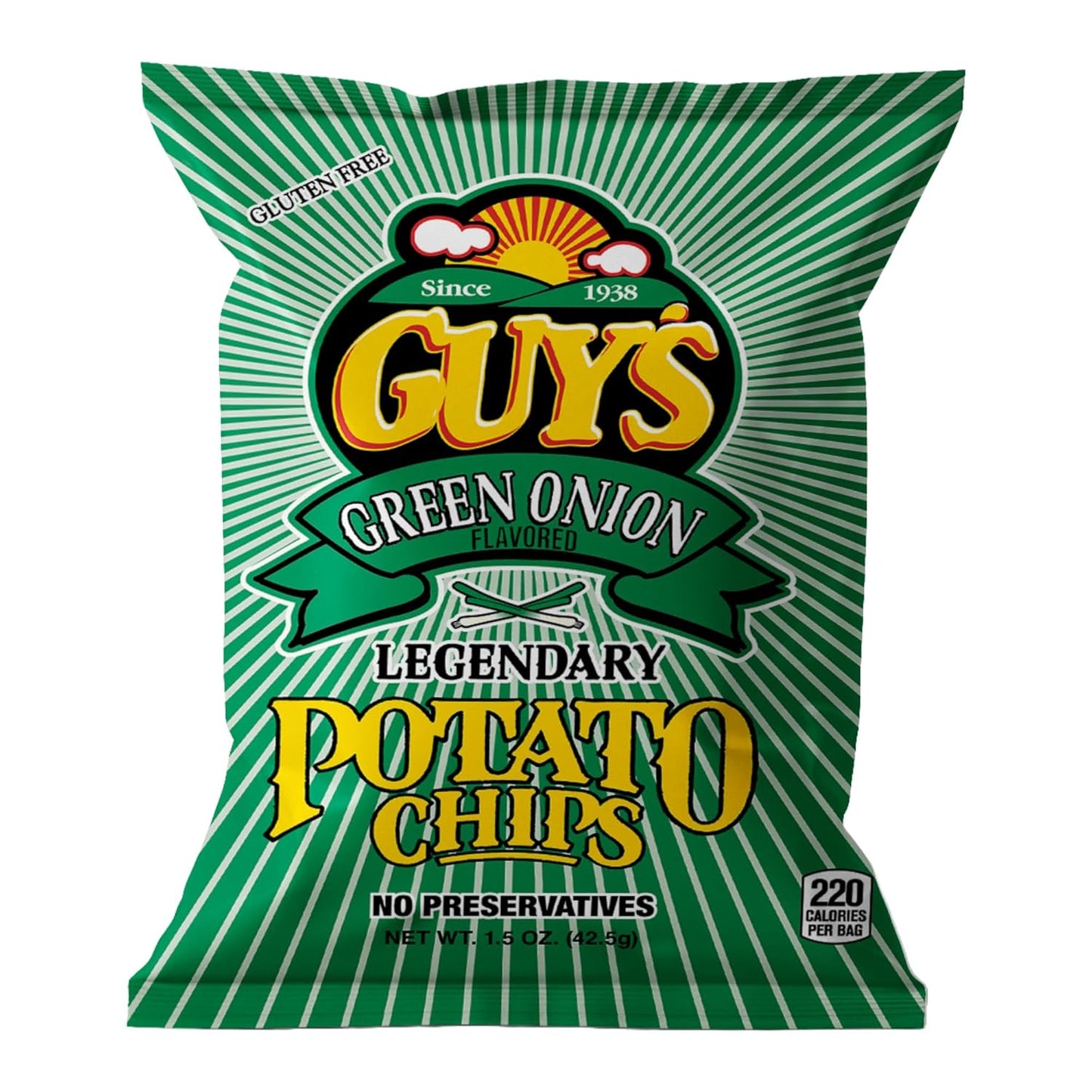 Guys Green Onion Potato Chips - Healthy Snack for Any Occasion