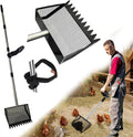 15in Adjustable Chicken Coop Scoop for Poop - Heavy Duty Sifting
